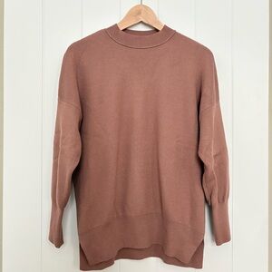 Abercrombie & Fitch Soft A&F crew neck sweater Size Small Color Terracotta